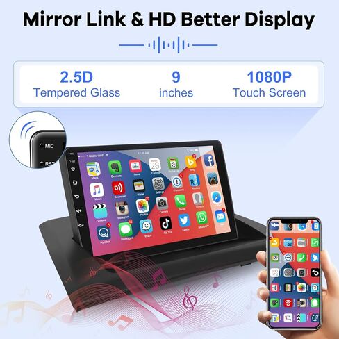 [2G+64G] Car Radio for BMW X3 E83 2004 2005 2006 2007 2008 2009 2010 2011 2012, Android 13 Touch Screen Car Play Stereo, Carplay/Android Auto/EQ Audio/Bluetooth/SWC in Saudi Arabia