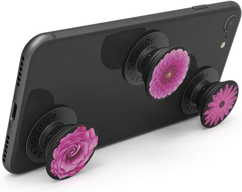 PopSockets PopMinis: مقابض صغيرة للهواتف والأجهزة اللوحية (3 عبوات) - قوة الزهور in Saudi Arabia