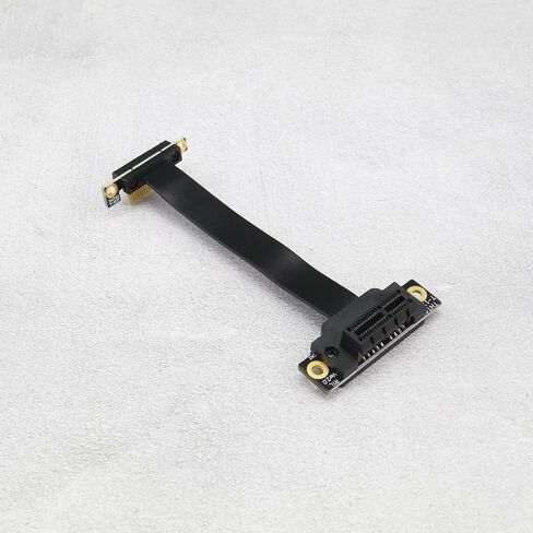 The Lord of the Tools PCIE Extension Cable Double 90 Degree High Speed PCI Express 3.0 Male to Female Up Riser Card Wireless Network Card Sound Card Connection Cable (5cm) in Saudi Arabia