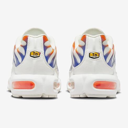 Nike Air Max Plus Women's Shoes (DZ3671-103, Summit White/Racer Blue/Safety Orange/) Size 7 in Saudi Arabia