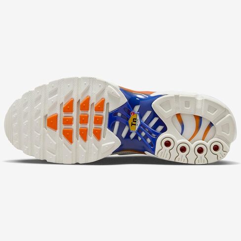Nike Air Max Plus Women's Shoes (DZ3671-103, Summit White/Racer Blue/Safety Orange/) Size 7 in Saudi Arabia