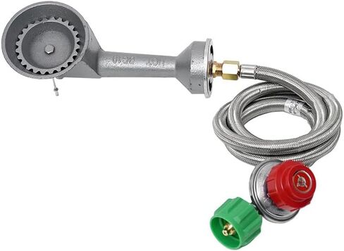 Cast Iron Propane Burner Head with Brass Fitting Orifice (SH16RH - DIY Burner & Regulator) in Saudi Arabia