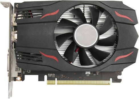 VBESTLIFE RX550 4GB Graphics Card, GDDR5, 128bit, PCI Express 2.0 x8, 1183/6000MHz, Desktop PC Gaming Video Card with , DVI and Ports in Saudi Arabia