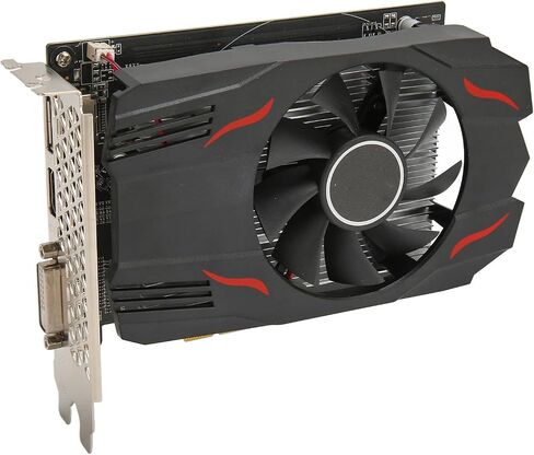 VBESTLIFE RX550 4GB Graphics Card, GDDR5, 128bit, PCI Express 2.0 x8, 1183/6000MHz, Desktop PC Gaming Video Card with , DVI and Ports in Saudi Arabia