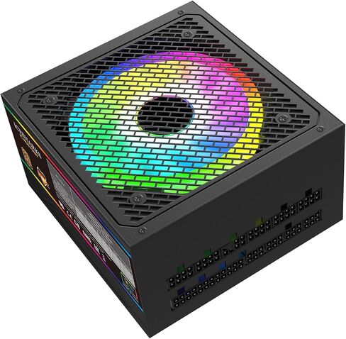 مزود طاقة للألعاب 80 Plus معتمد من ICESHARKS مزود طاقة وحدات PSU بالكامل 750 وات - حجم صغير - ATX PSU أسود in Kuwait