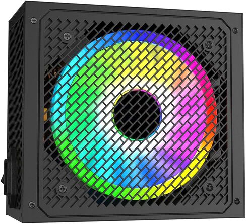 مزود طاقة للألعاب 80 Plus معتمد من ICESHARKS مزود طاقة وحدات PSU بالكامل 750 وات - حجم صغير - ATX PSU أسود in Kuwait