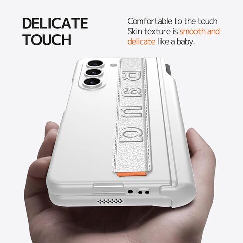 NINKI S Pen Case for Samsung Galaxy Z Fold 6 Case with Screen Protector,Magnetic Hinge Stylus Slot Phone Case for Samsung Z Fold 6 Case with Pen Holder,Band Grip Case Galaxy Z Fold 6 Case Strap Blue in Kuwait