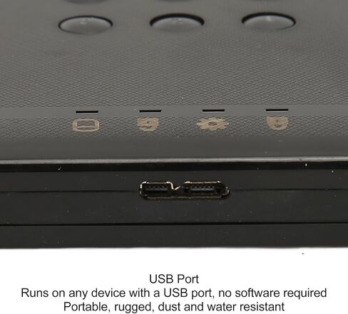 USB Encrypted Hard Drive Enclosure, 2.5inch USB3.0 SATA Password Access Hardware Encrypted Portable Enclosure in Saudi Arabia