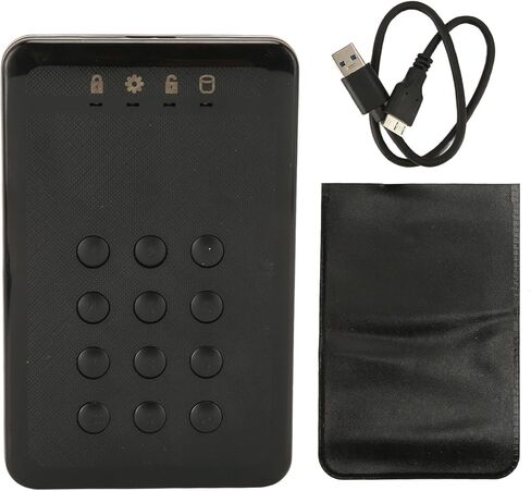 USB Encrypted Hard Drive Enclosure, 2.5inch USB3.0 SATA Password Access Hardware Encrypted Portable Enclosure in Saudi Arabia