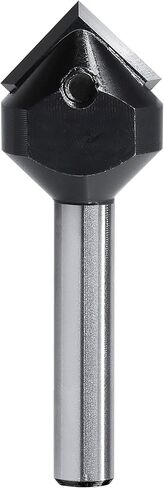 لقم توجيه أخدود من الكربيد على شكل حرف V باستخدام الحاسب الآلي، ساق 1/4 بوصة، 90 درجة مع شفرة قابلة للاستبدال بطول القطع 21/64 بوصة، من أجل الحز على شكل حرف V، وصناعة الإشارات، والحروف (على الوجهين) in Kuwait