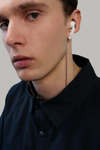 Tapper Hematite Black Plated Rope Chain for AirPods & AirPods Pro in Saudi Arabia