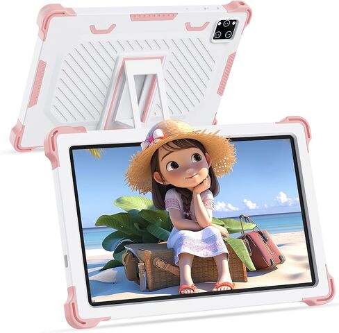 10 inch Kids Tablet Android 14 Tablet for Kids with Case, Octa-Core 10GB+64GB, iWawa Installed, Parental Control, WiFi, Bth 5.2, Dual Camera, 5000mAh Childrens Tablet for Toddler Gift(Blue) in Saudi Arabia
