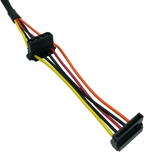 كابل طاقة COMeap GPU SATA لخادم HP DL380 G6 G7، اللوحة الأم 10 دبوس إلى PCI-E 8 Pin(6+2) محول طاقة SATA IDE Molex 25 بوصة (63.5 سم) in Saudi Arabia
