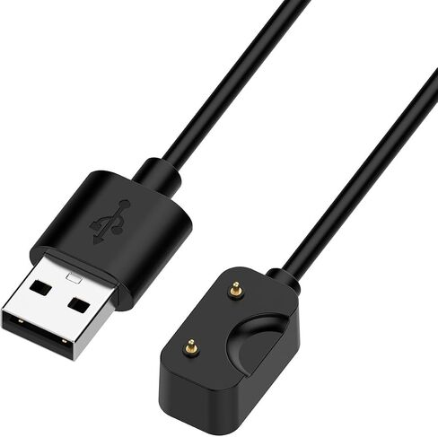 Charger for Galaxy Fit 3 SM-R390, Replacement USB Charging Cable Cord for Samsung Galaxy Fit 3 Smart Watch (1.8ft/55cm) (Black) in Saudi Arabia
