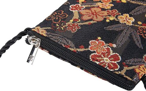 حقيبة هاتف صغيرة تمر بالجسم من Signare Tapestry، محفظة للسيدات للهاتف، حقيبة الهاتف المحمول، محفظة الهاتف، حقيبة الهاتف الذكي (ساكورا) in Kuwait