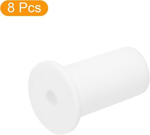 uxcell 8Pcs Wall Grommets for Cables 1 Inch Silicone Cable Wall Bushing Feed Through Cable Routing Kit Accessories Wall Cable Pass Through for Ethernet with 7.5mm Hole, Grey in Saudi Arabia