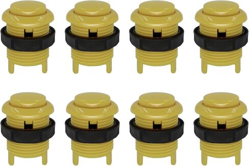 SJ@JX Arcade 28mm Push Button Keyboard MX Microswitch Screw-in Type Button in Saudi Arabia