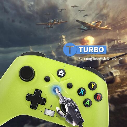 PC Controller 2.4G Wireless Controller for PC Steam, PC Gamepad Built-in 650mAh Rechargeable Battery, Upgraded Joystick, TURBO Function in Kuwait