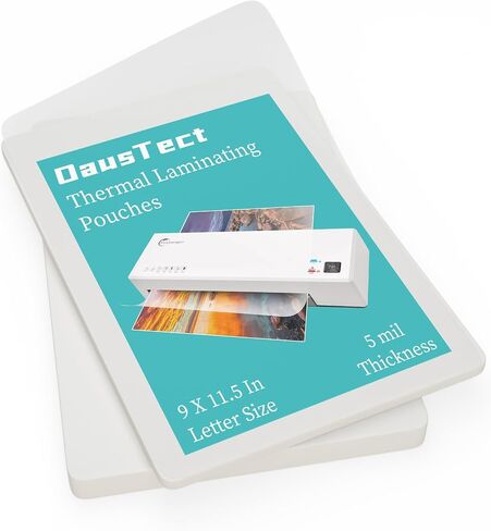 Thermal Laminating Pouches 5 mil, Clear 9 x 11.5 Inch Laminating Sheet Paper for Thermal Laminator, Holds 8.5 x 11 Inch Letter Size Sheets (30 Pack) in Saudi Arabia