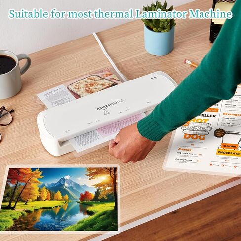 Thermal Laminating Pouches 5 mil, Clear 9 x 11.5 Inch Laminating Sheet Paper for Thermal Laminator, Holds 8.5 x 11 Inch Letter Size Sheets (30 Pack) in Saudi Arabia