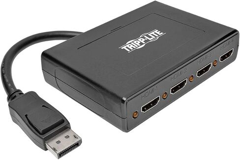 Tripp Lite 2-Port DisplayPort to HDMI Multi-Stream Transport (MST) Hub, DP 1.2 to HDMI, 3840x2160 4K x 2K @ 24/30Hz (B156-002-HD-V2) in Saudi Arabia