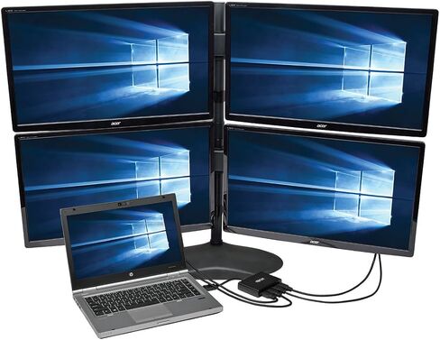 Tripp Lite 2-Port DisplayPort to HDMI Multi-Stream Transport (MST) Hub, DP 1.2 to HDMI, 3840x2160 4K x 2K @ 24/30Hz (B156-002-HD-V2) in Saudi Arabia
