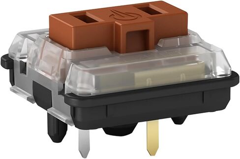 Kailh Low Profile RGB SMD Tactile Switch 1350 Chocolate Mechanical Keyboard Switch (Choc Brown 45pcs) in Saudi Arabia
