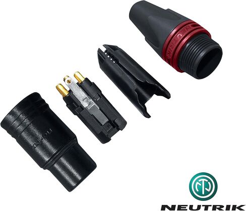 WORLDS BEST CABLES 2 Foot - RCA to XLR (Female) Cable Pair – Gotham GAC-4/1 (Black) Star-Quad Audio Interconnect Cable & Amphenol ACPL RCA & Neutrik Female XLR Gold Plugs - Custom Made in Saudi Arabia