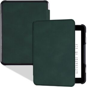 BOZHUORUI Slim Case for All-New 7.8" Nook Glowlight 4 Plus (2023 Released Only) - Premium PU Leather Ultra Lightweight Folio Cover (Pine Green)