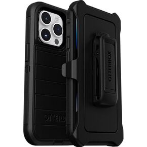 OtterBox Defender Series Screenless Edition Case for iPhone 14 Pro (Only) - Holster Clip Included - Microbial Defense Protection - Non-Retail Packaging - Black