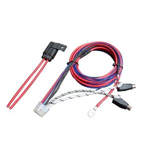 10-pin Power Speaker RCA Harness Plug Compatible with Kicker Hideaway (HS8) 11HS8 46HS10 BassStation PT8 PT10 PH12 PHD12 PT250 fuse 12AWG power and ground wire