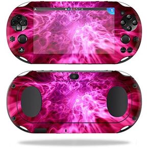 MightySkins Skin Compatible with Sony PS Vita (Wi-Fi 2nd Gen) wrap Cover Sticker Skins Red Mystic Flame
