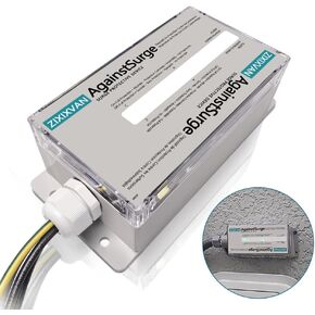 جهاز حماية من زيادة التيار في المنزل بالكامل تم تقييمه بـ 140.000 أمبير - جهاز حماية من زيادة التيار FS140 للمنزل بأكمله لحماية الأجهزة الذكية وأجهزة التلفزيون وأجهزة الكمبيوتر وأنظمة التدفئة والتبريد والمزيد in Kuwait