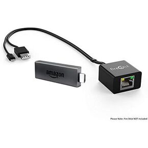 fireCable Ethernet Adapter for FireStick & Streaming Media Players (Connects TV Stick to Ethernet Cord for Blazing Streaming Speeds)