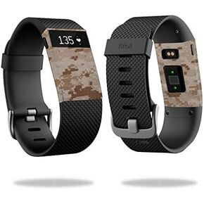 MightySkins Skin Compatible with Fitbit Charge HR Watch Cover wrap Sticker Skins Desert Camo