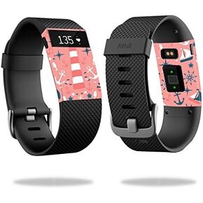 غلاف MightySkins متوافق مع غطاء ساعة Fitbit Charge HR وغطاء لاصق وجلد بحري Dream