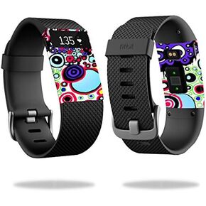 MightySkins Skin Compatible with Fitbit Charge HR Watch Cover wrap Sticker Skins Circle Explosion