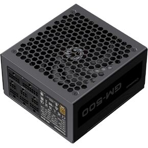 GAMEMAX GM Series Power Supply, Semi-Modular, 80 Plus Bronze, GM-500 Modular, Black