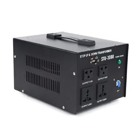 Voltage Converter Transformer, 3000W Step Up/Down Transformer Converter 220V to 110V or 110V to 220V Power Converter, Circuit Break Protection, 5V USB Port, CE Certified (3000W)