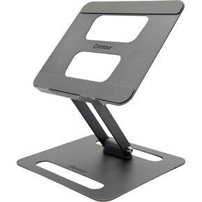 Contour Laptop Riser Notebook Stand, 9.3" x 8.4" x 1.8", Black