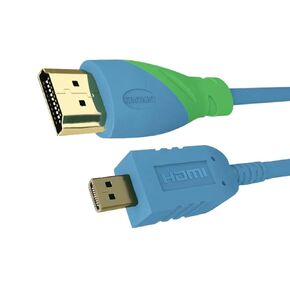 10ft 4K Micro HDMI to HDMI Cable - 2.0 Soft Cord, 4K @ 60Hz, 2K @ 165Hz, 18Gbps - Compatible with Raspberry Pi 4/5, GoPro Hero, Canon/Sony/Panasonic Cameras, Sony Camcorder…