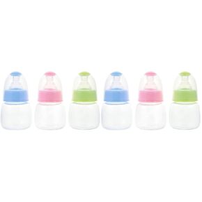 Baby Bottles 3pcs Bottles Nursing Baby Infant Cereal Practical Safety Mini Miniature Plastic Pp Hardness Food Feeder Milk Rice Travel Feeding Bottle Baby Bottle