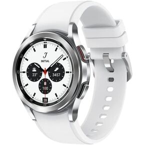 SAMSUNG Galaxy Watch 4 44mm Smartwatch w/Bonus Band (Black), ECG Monitor Tracker for Health, Fitness, Running, Sleep Cycles, GPS Fall Detection & Bluetooth, US Version, Silver
