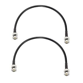 Superbat BNC Extension Cable 50 ohm 50ft BNC Male to Female Bulkhead RG58 Coax Cable for UHF/VHF Ham Radio/Wireless Microphone Antenna Tuner CCTV Amateur Radio etc