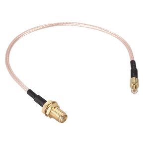 uxcell MCX Male to SMA Female with 7.8" RG316 Cable Brass RF Coaxial Coax Adapter 1pcs
