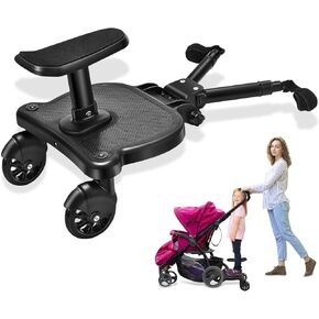 لوح عربة الأطفال العالمي، 2 في 1 مقعد وحامل للأطفال الصغار والرضع، يناسب جميع عربات الأطفال، تركيب سريع، مثالي للآباء المشغولين in Kuwait