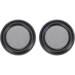 uxcell 2Pcs 2 Inches 50mm Bass Speaker Passive Radiator Auxiliary Rubber Vibration Plate Subwoofer DIY Repair