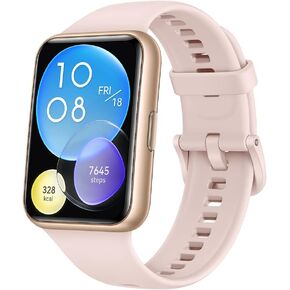 HUAWEI Watch FIT 2 Smartwatch, 1.74-inch Display, Bluetooth Calling, Up to 10 Days Battery Life, Quick-Workout Animations - (Pink)