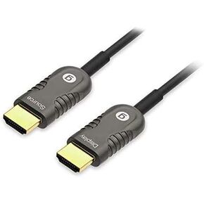 gofanco Active HDMI 2.0 Fiber Optic Cable 15m (50ft) - 4K @60Hz 4:4:4, HDMI 2.0, HDCP 2.2, HDR, ARC, 18Gbps, 3D, CEC, EDID, HEC
