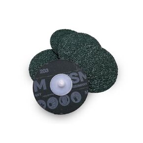 VSM Actirox Ceramic Quick-Change Disc, 3", 36 Grit, Type R, Tear-Resistant Fiber Backing, Coarse Grade, Pack of 25 Durable Abrasive Discs, Hand-Held Machine Compatible